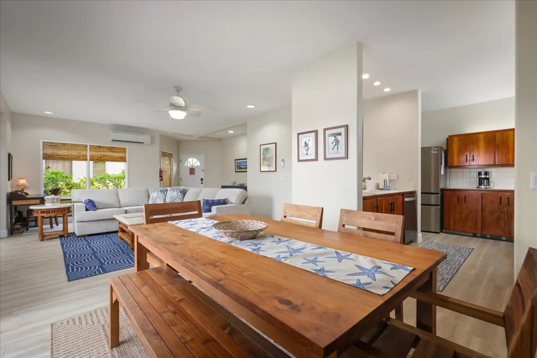 Dining room looking toward living area